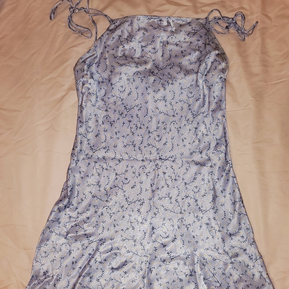 Purple Floral Zara Slip Dress